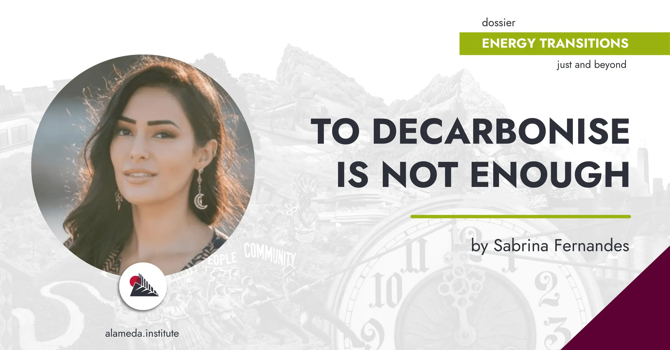 Sabrina Fernandes - thumb - To decarbonise is not enough