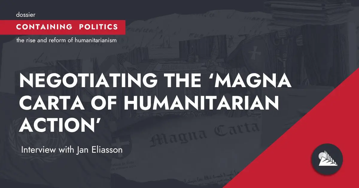 thumb - Negotiating the ‘Magna Carta of humanitarian action’ Interview with Jan Eliasson
